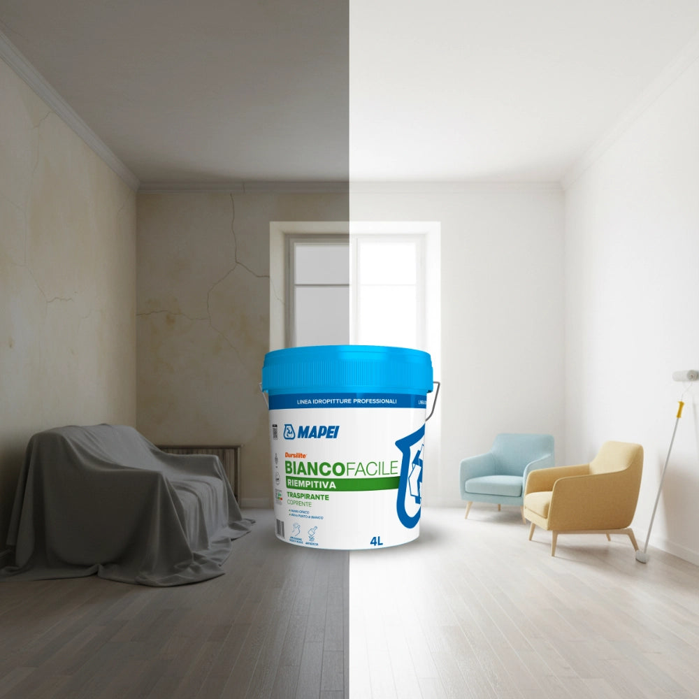 Dursilite idropittura traspirante bianco facile 4 litri