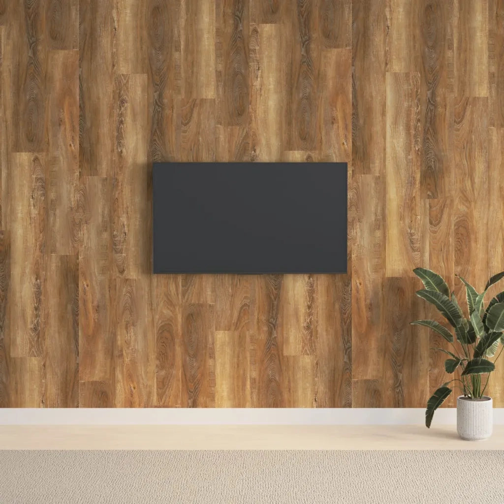 Pannelli da Parete Effetto Legno Marrone PVC 2,06 mÂ² cod mxl 24655