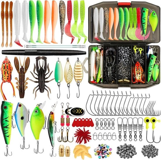Attrezzatura da pesca per acqua dolce - Wijd Gebruikte Visserij Aas Tackle Ooit Een Cent Waard - Economica-Giftable-Premium - Attrezzatura da pesca