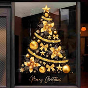 Sticker di Natale per finestra - Grandi adesivi per Natale - Sticker di Capodanno - Adesivi statici per parete DIY - Per adesivi per finestre, porte, negozi - 15,7 × 23,6 pollici (1 confezione)