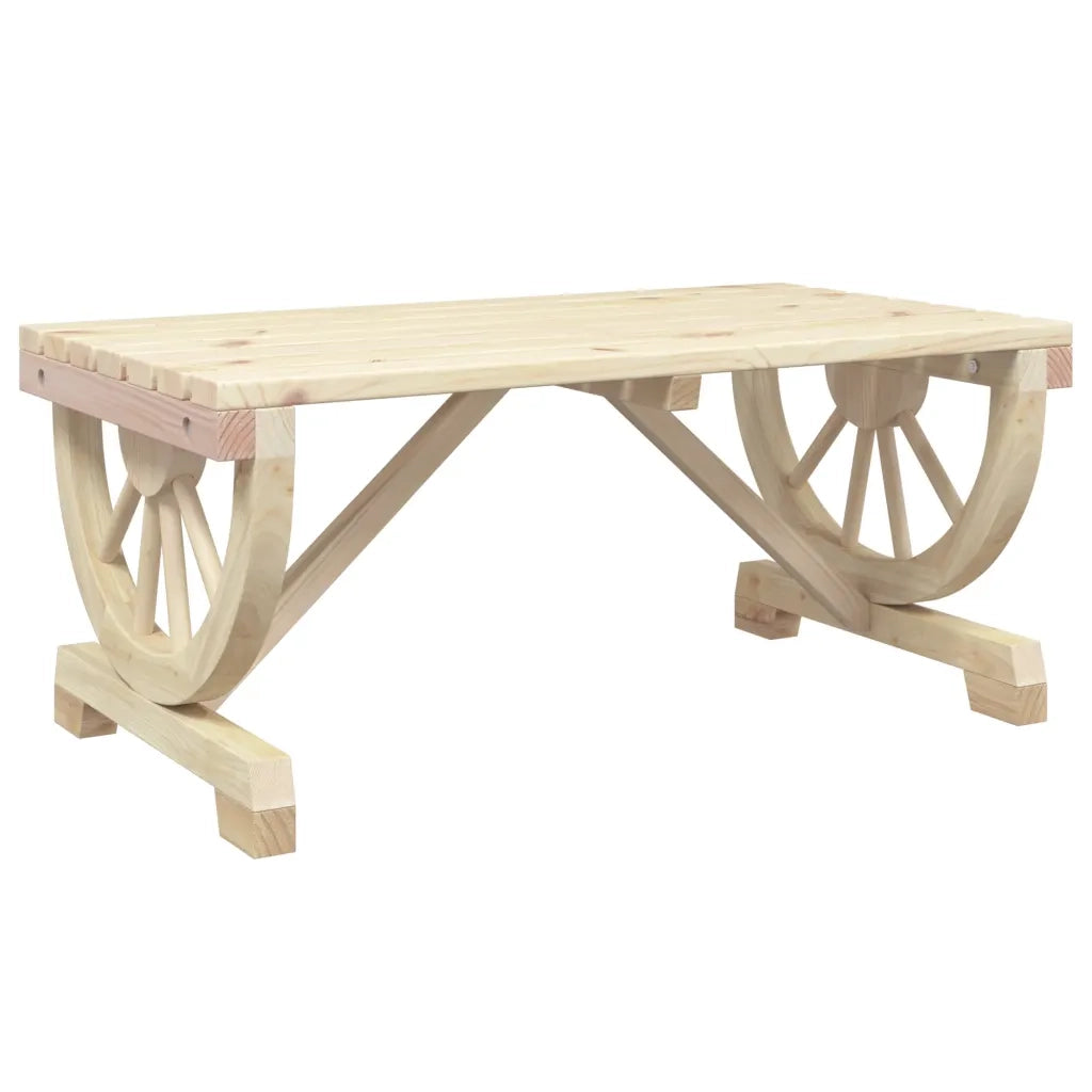 Tavolino da Giardino-Tavolo da Esterno-Tavolino da Patio 90x50x40 cm in Legno Massello di Abete 895846