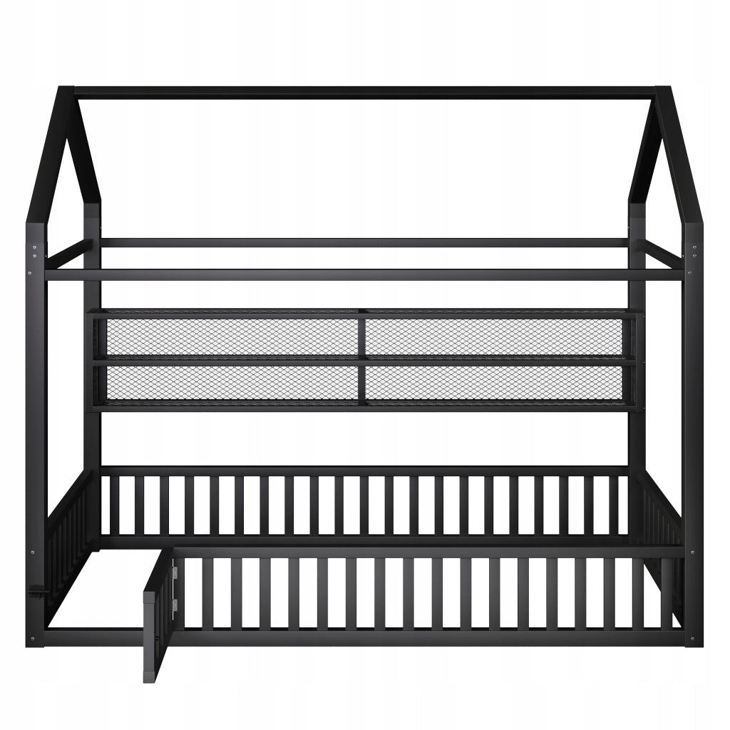 Letto a piattaforma con illuminazione LED - Xylo - 90x200 - Nero