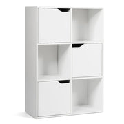 Mobile contenitore/armadietto multiuso 60 x 29 x 90 cm portata 30 kg design moderno in MDF bianco 20_0019536