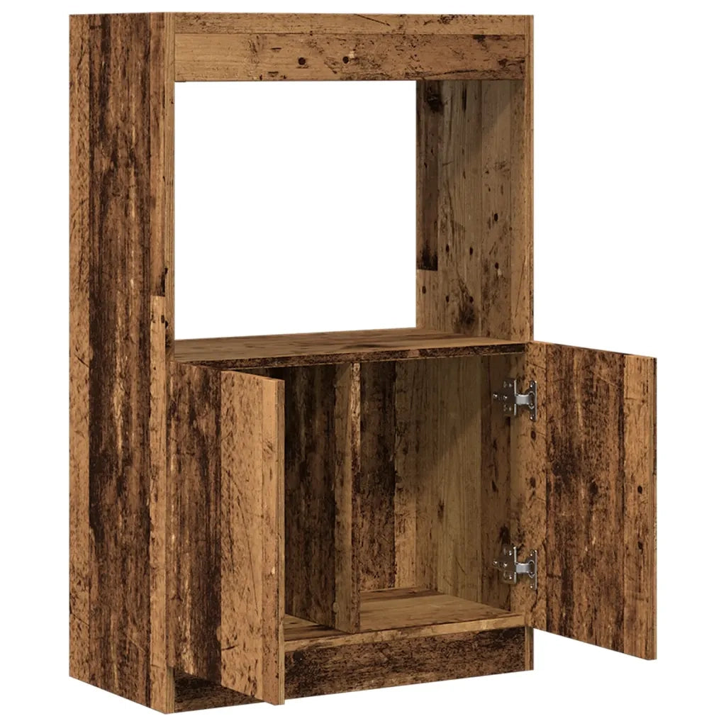 Credenza | Madia | Buffet da pranzo | Armadio da pranzo Legno Antico 63x33x100 cm in Truciolato