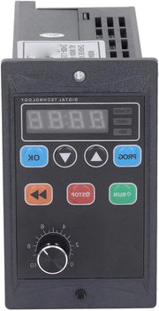 Convertitore 400W 220V Regolatore VFD per Motori - Unifase a Trifase - Frequenza Variabile 0,1-400 Hz.