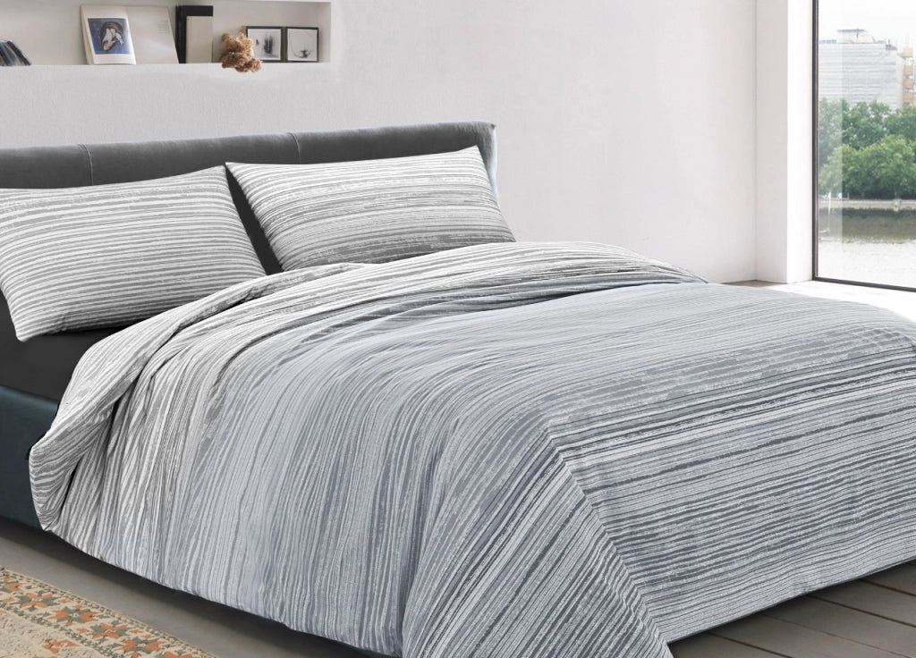 Trapuntino Piumino Estivo Primaverile 100gr/mq Leggero Disegno Padel - Matrimoniale - Grigio