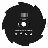 DISCO 8 DENTI ACCIAIO  255-1.4