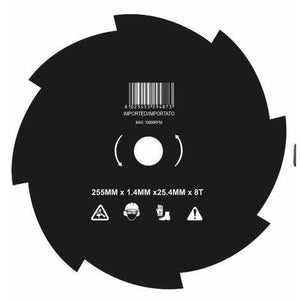 DISCO 8 DENTI ACCIAIO  255-1.4