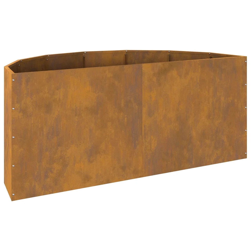 Fioriera Ruggine-Vaso-Contenitore per Piante 120 x 60 x 50 cm