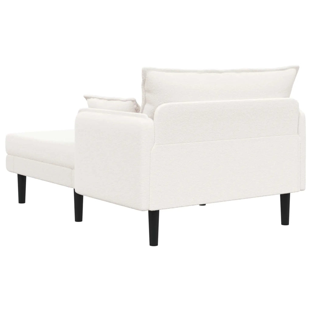 Chaise longue oversize Crema Bouclé 42048068
