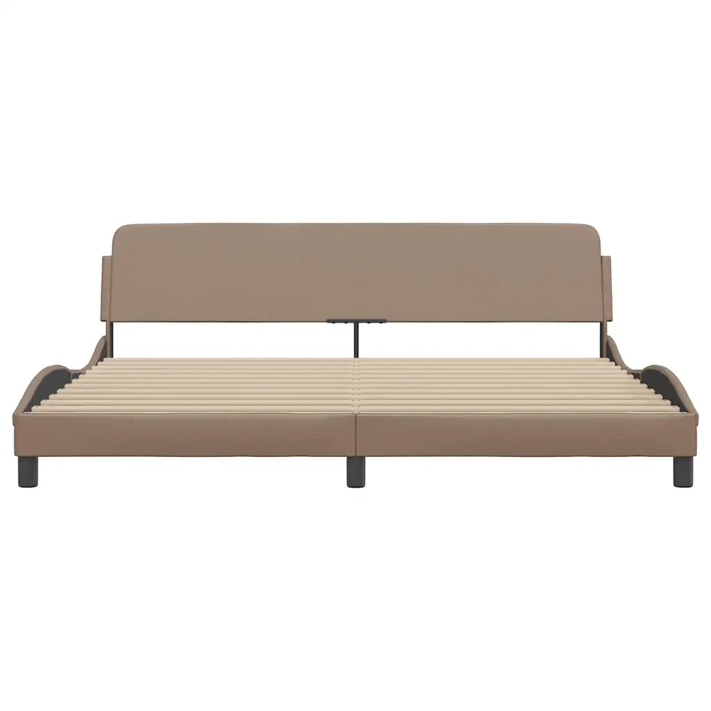 Giroletto Dover Cappuccino 200x200 cm in Similpelle 373262