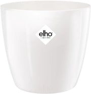 Vaso per Fiori Bianco Ø 25.2 cm - Vaso Sostenibile per Interni per Piante
