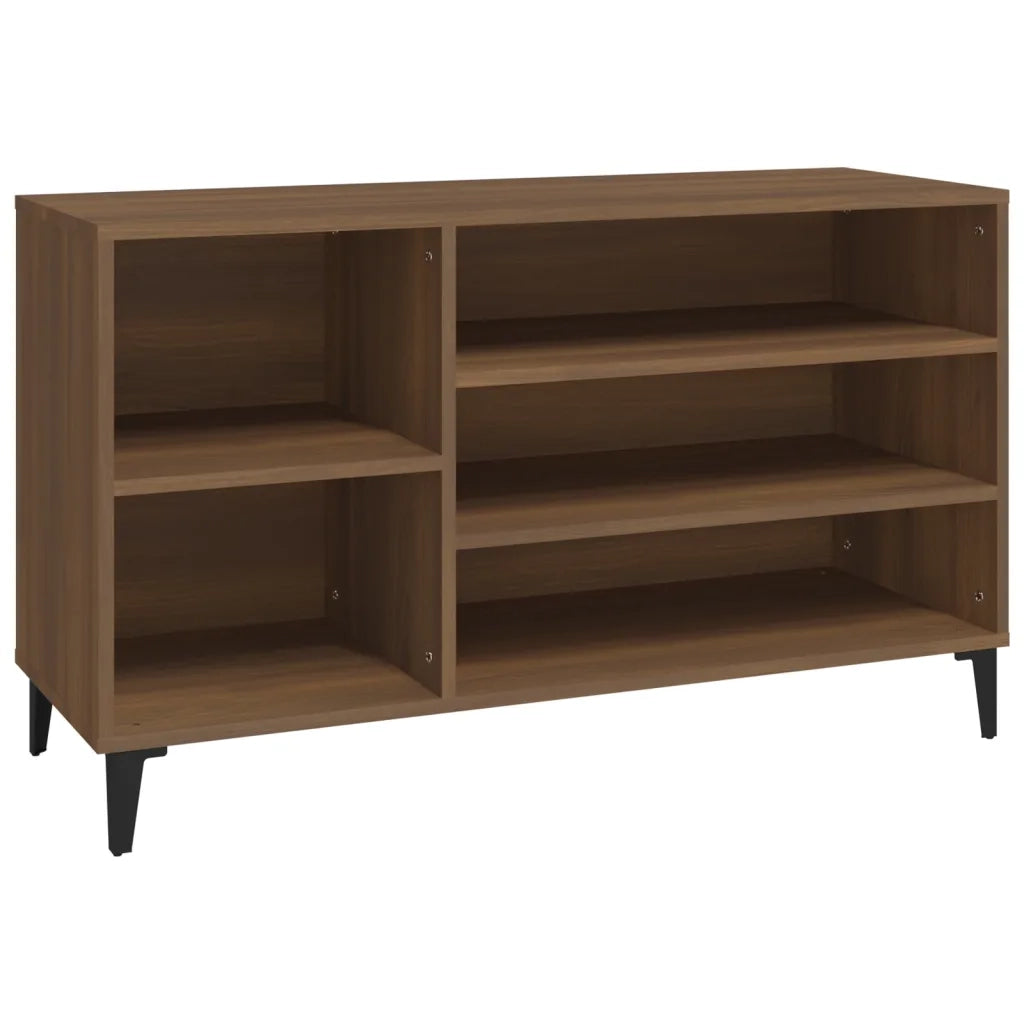 Scarpiera | Mobile per scarpe Rovere Marrone 102x36x60 cm in Legno Multistrato