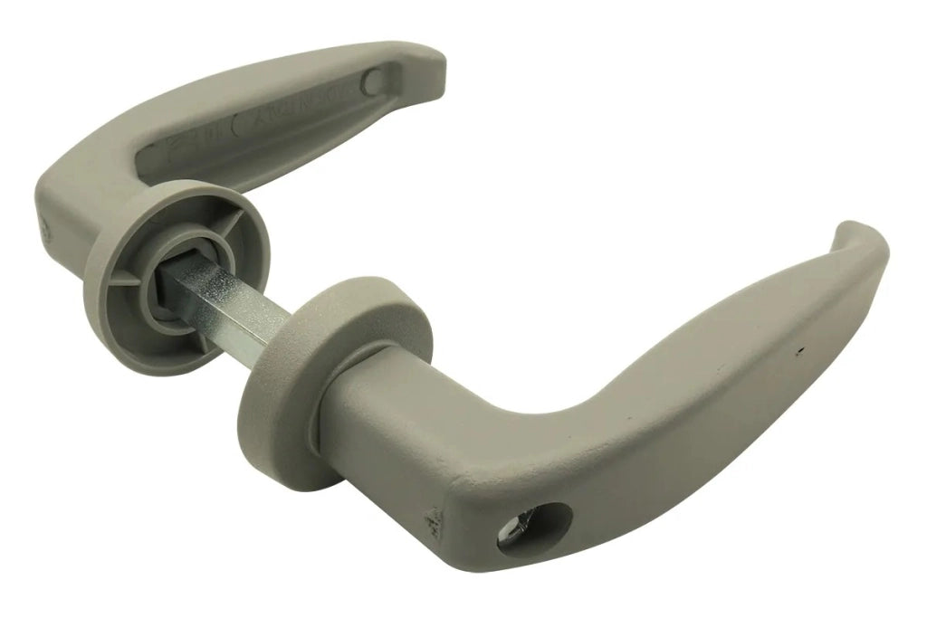 MANIGLIA PER PORTA METALLICA 25/38 C/VITE