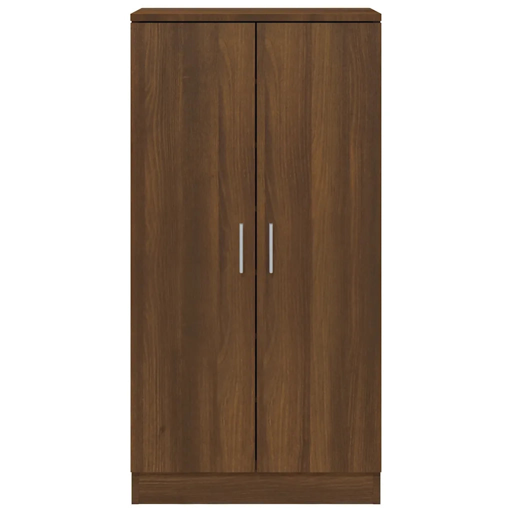 Scarpiera Rovere Marrone 55x35x108 cm in Legno Multistrato 342670