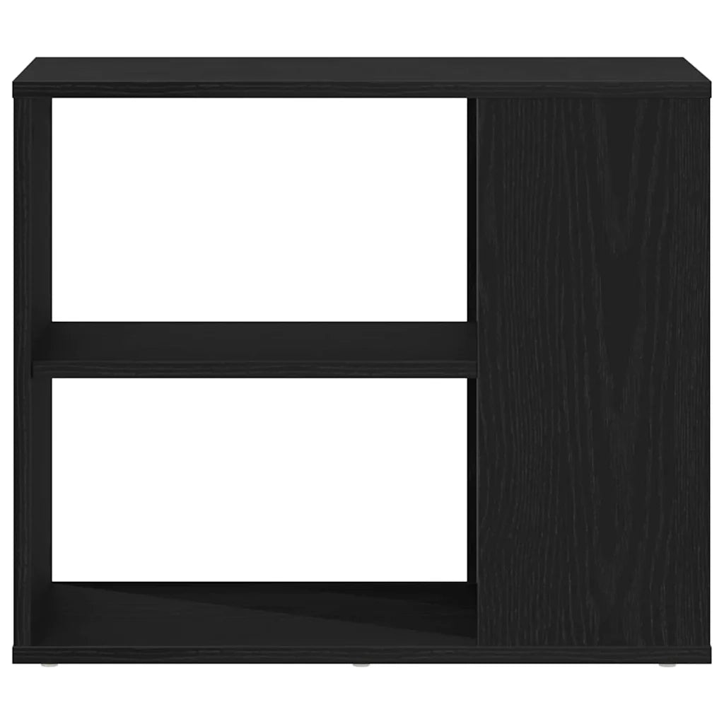 Credenza-Buffet-Armadio da cucina Rovere Nero 60 x 30 x 50 cm Legno multistrato