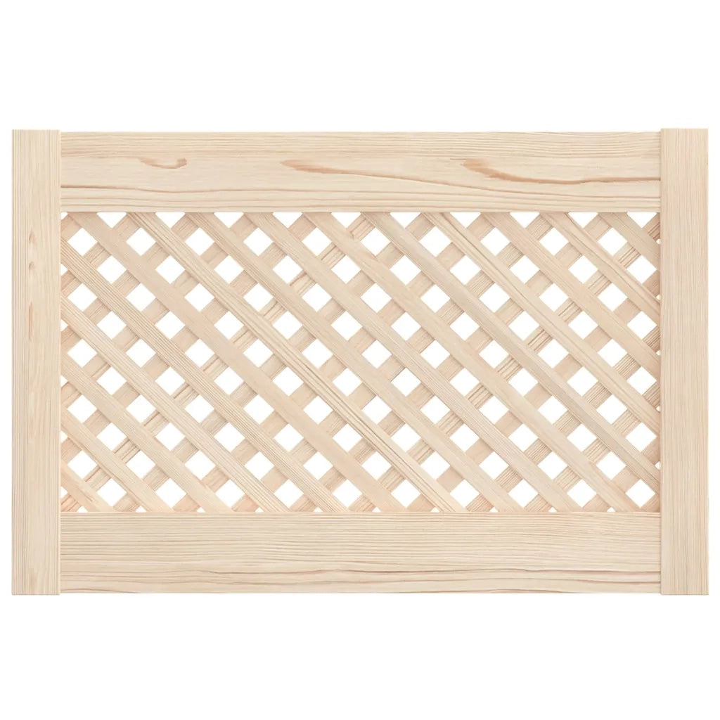 Ante con Design a Reticolo 2 pz 59,5x39,5 cm in Legno di Pino 372789