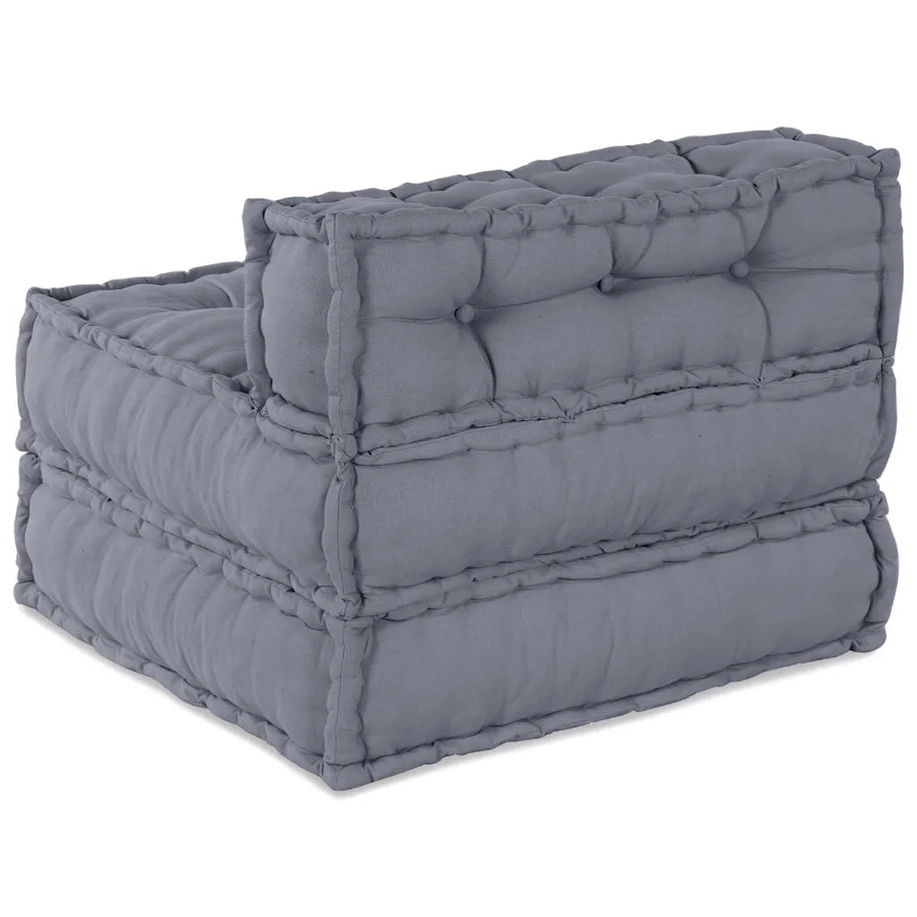Unit¨¤ di Divano Modulare Grigio 70 x 70 x 56 cm Tessuto CFW9060435