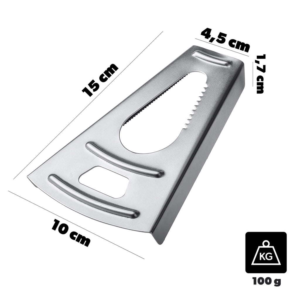 Apribottiglie KADAX per barattoli, bottiglie, coperchi e tappi, universale, manuale, 2 in 1