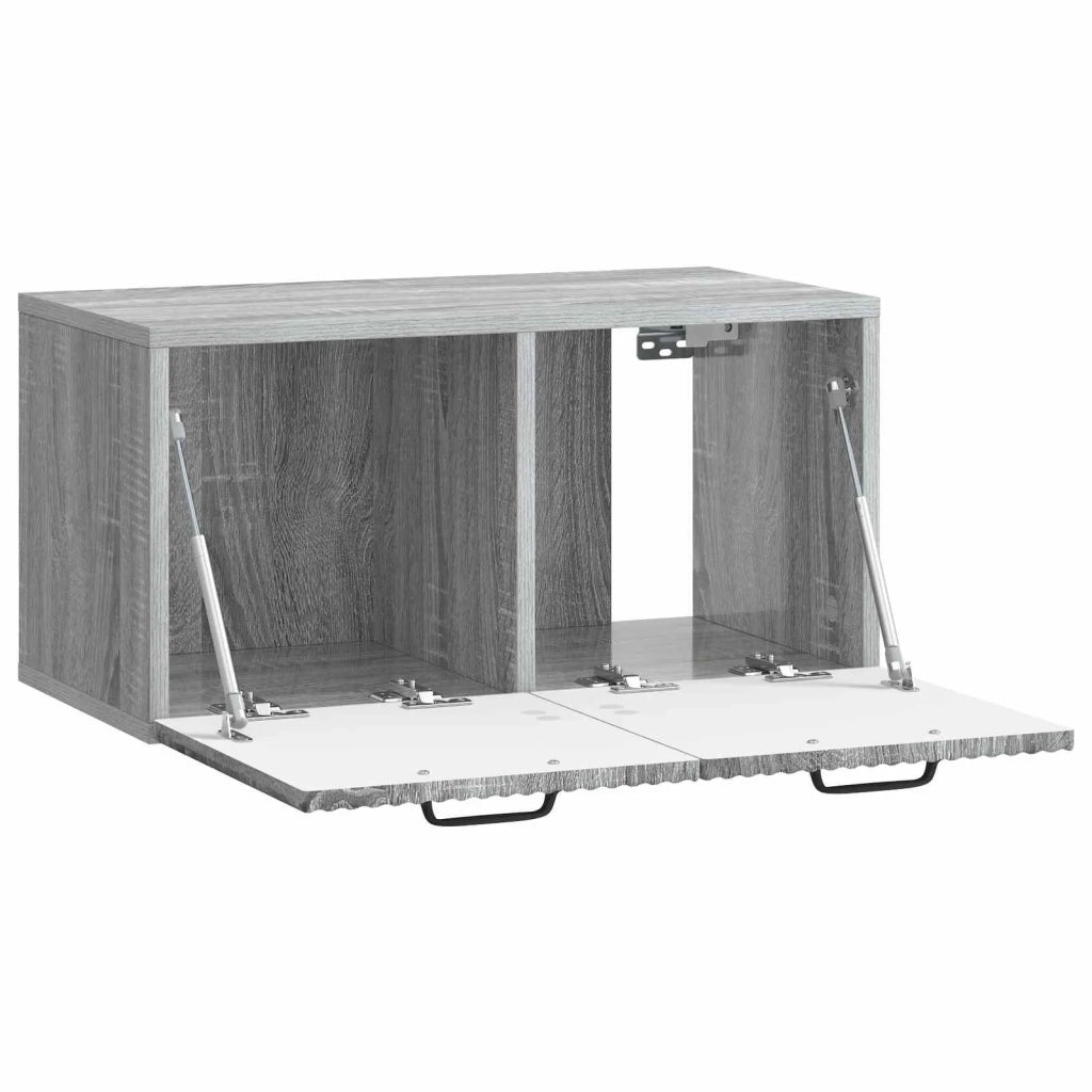 Mobile Porta TV da Muro Grigio Sonoma 59,5 x 31 x 30 cm