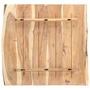 Piano del Tavolo in Legno Massello di Acacia 58x(50-60)x3,8 cm 286328