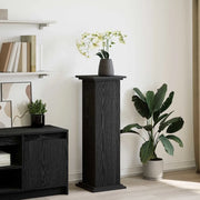 Supporto di esposizione con porta Rovere Nero 31 x 30 x 90 cm 869245