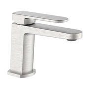 Miscelatore lavabo acciaio spazzolato con piletta click clack - serie Venere