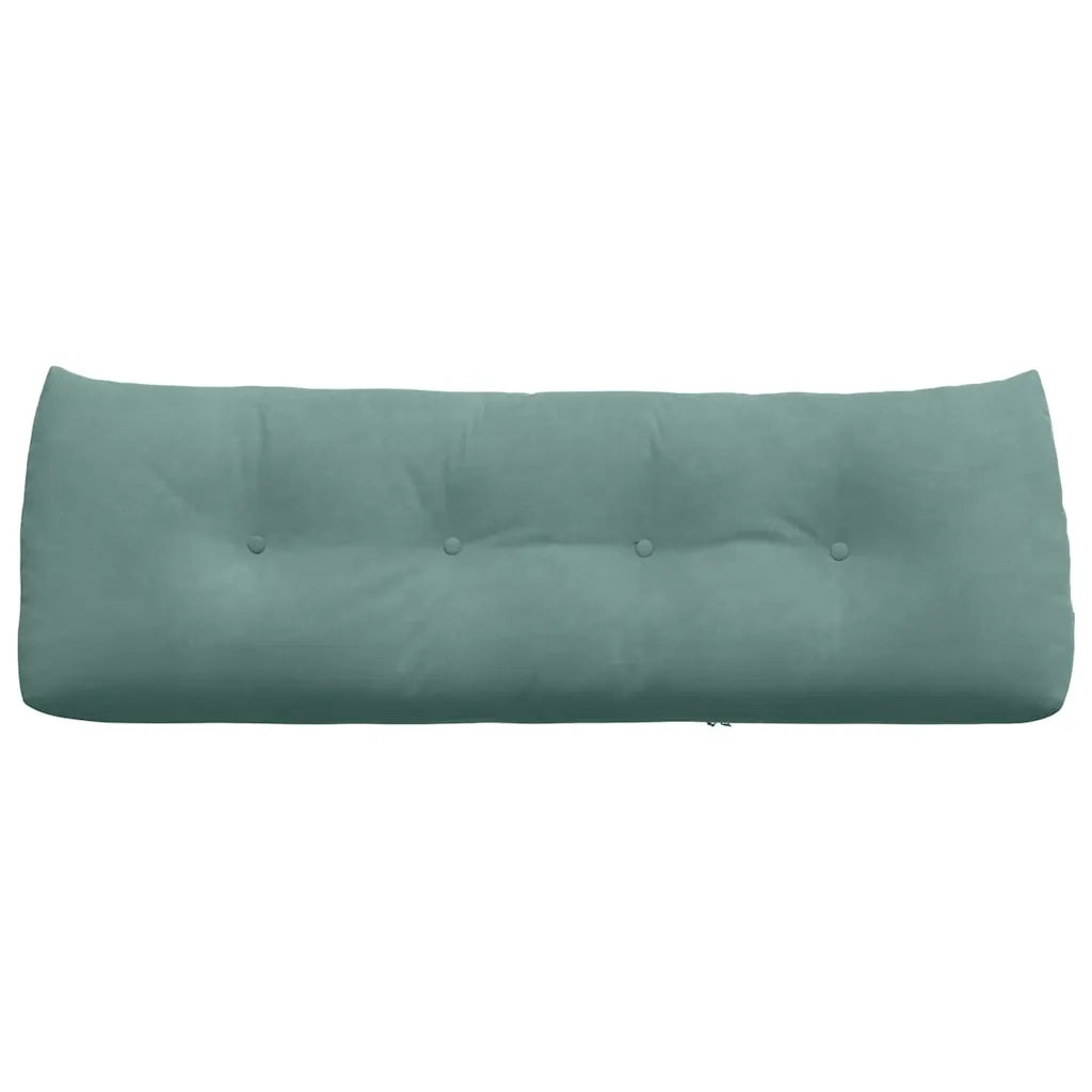 Cuscino per Schiena Verde Mare 140 x 24 x 50 cm Velluto