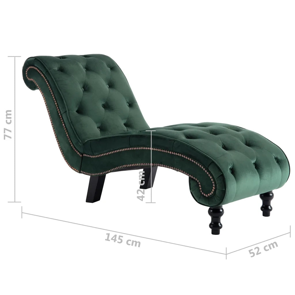 Sdraio Verde in Velluto cod mxl 76381