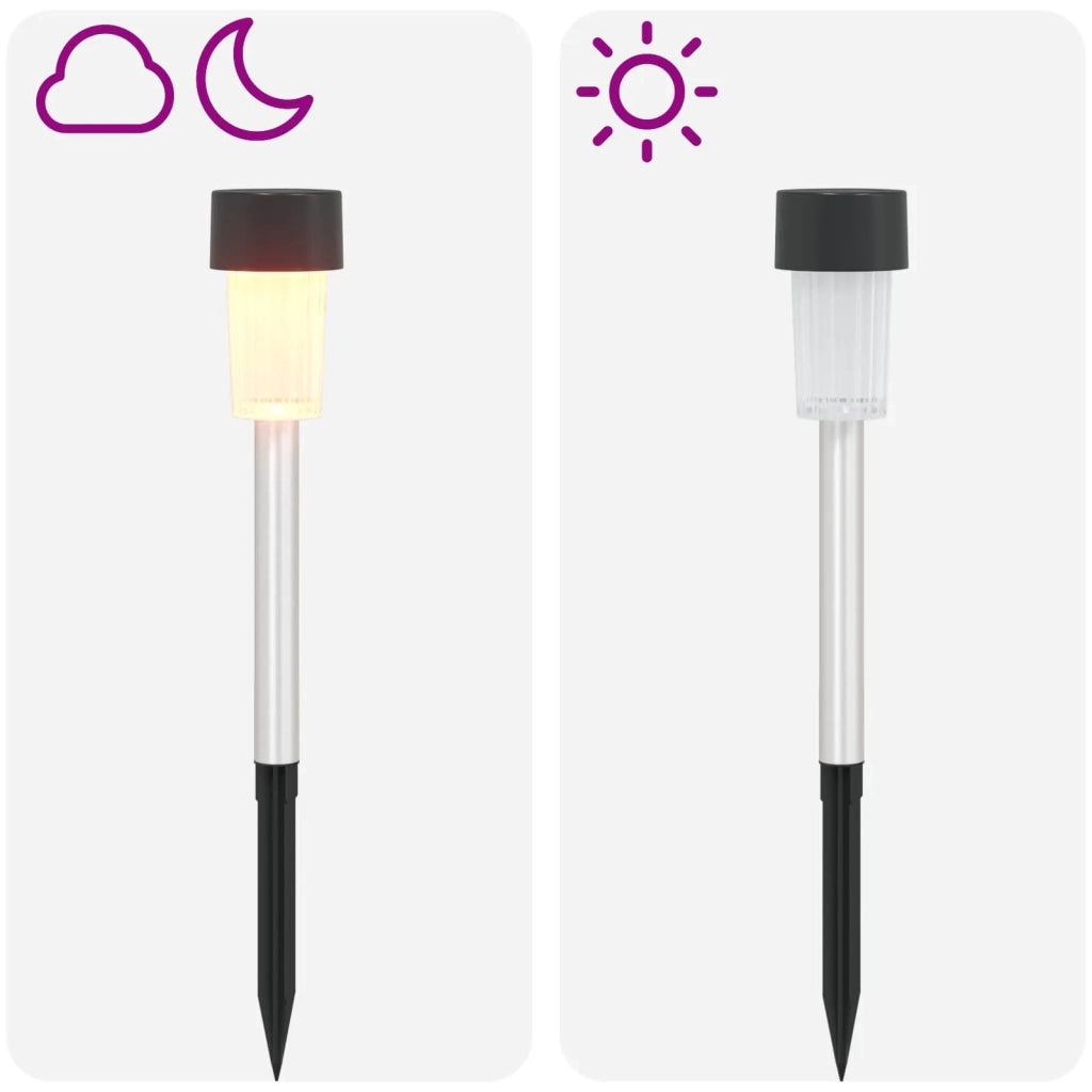 Luci solari da esterno con picchetto 12 pcs Bianco caldo 42042710