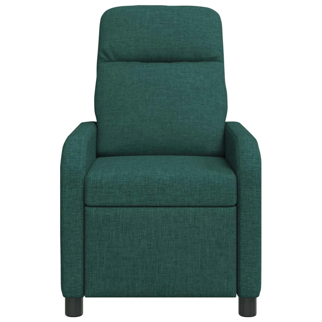 Divano Sedia-Poltrona Massaggiante Verde Scuro Tessuto 563491