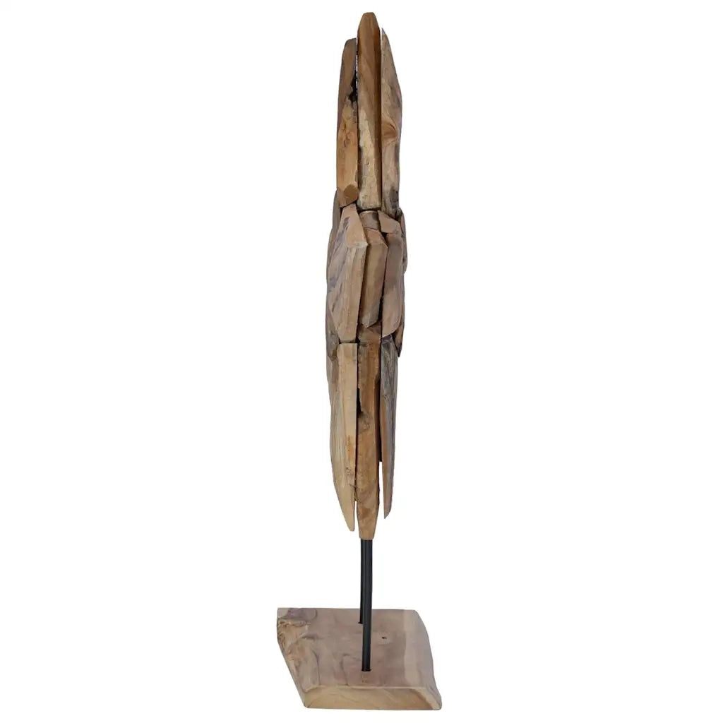 Stella di Natale Marrone 59,5 x 18 x 74 cm Legno di teak solido 42017936