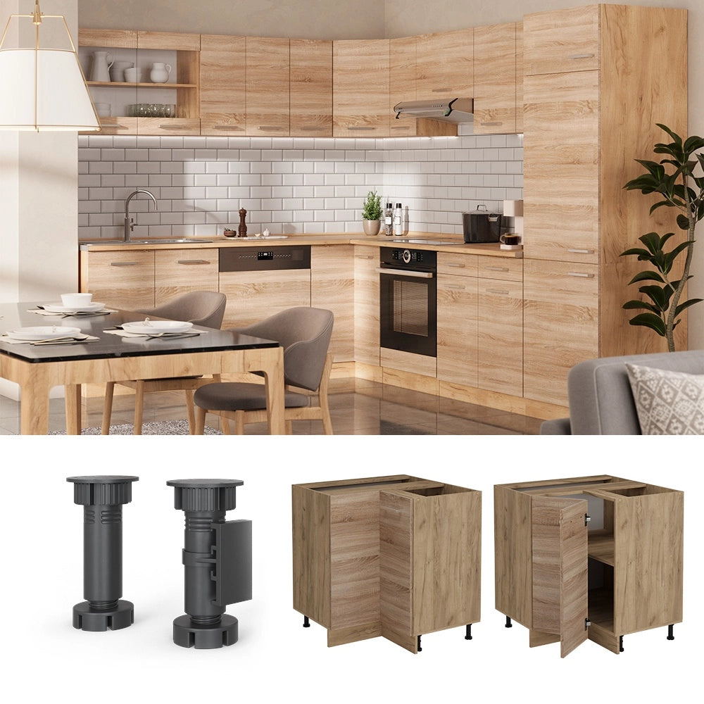Mobile ad angolo cucina R-Line Sonoma/Rovere dorato 75.6 cm senza piano di lavoro Vicco