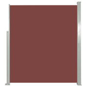 Tenda da sole laterale retrattile/schermo protettivo per patio giardino terrazza balcone 160 x 300 cm marrone 02_0007275