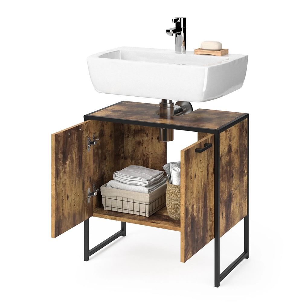 Vicco Mobile sottolavabo per bagno Legno antico 60 x 60 cm