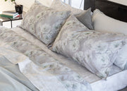 Completo Lenzuola Letto In Flanella 100% Puro Cotone Modello Bormio Dis. 2505 - 1 Piazza singolo - Grigio 113