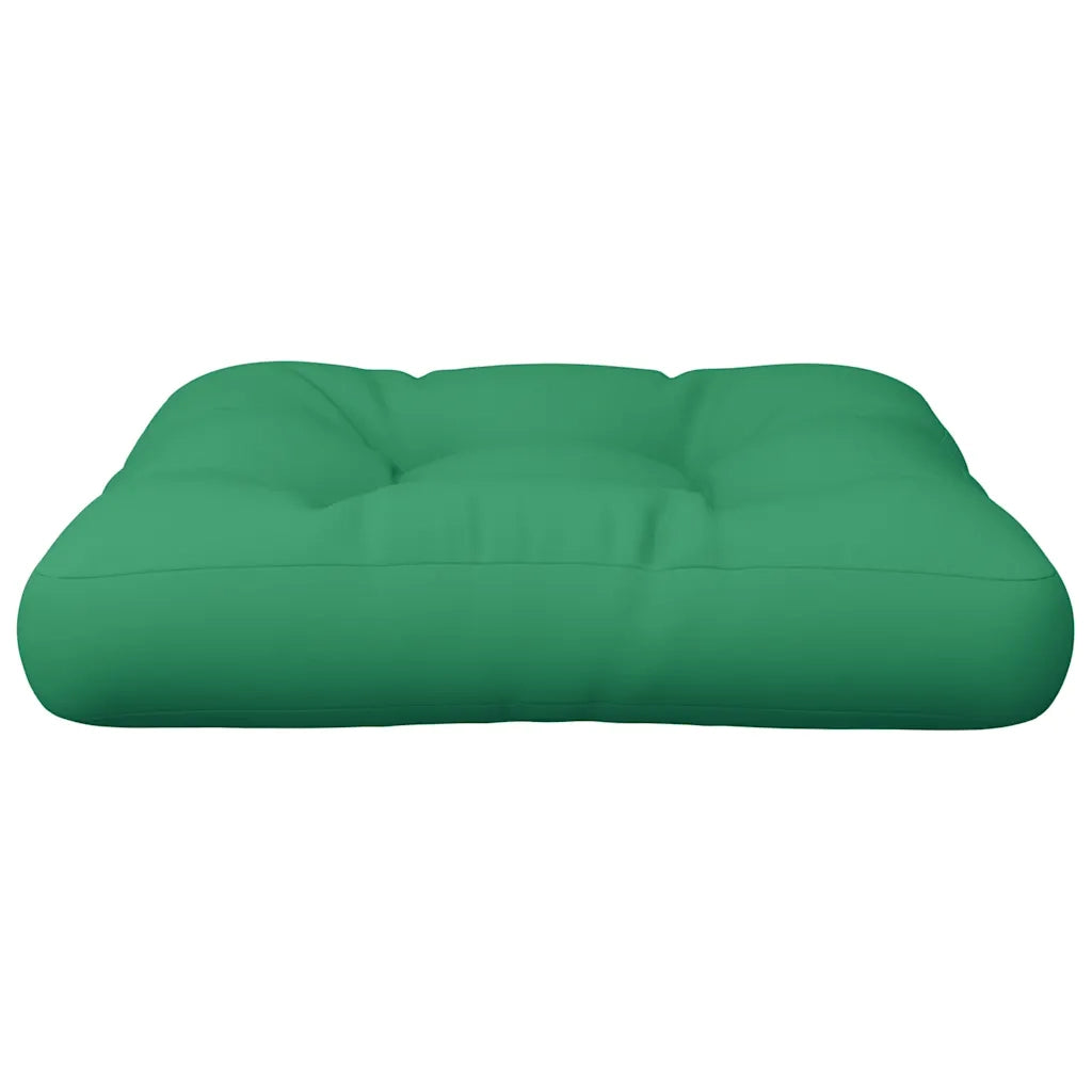Cuscino per Pallet Verde 58x58x10 cm in Tessuto
