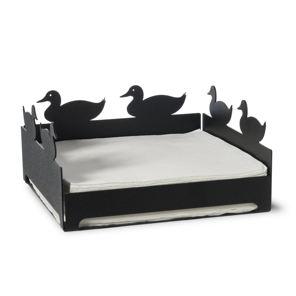 Portatovaglioli piccolo Duck Nero