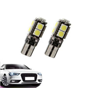 COPPIA LAMPADINE 9 LED SMD T10 5050 AUTO 6000K CANBUS 2.1W LAMPADINA 12V CA02706