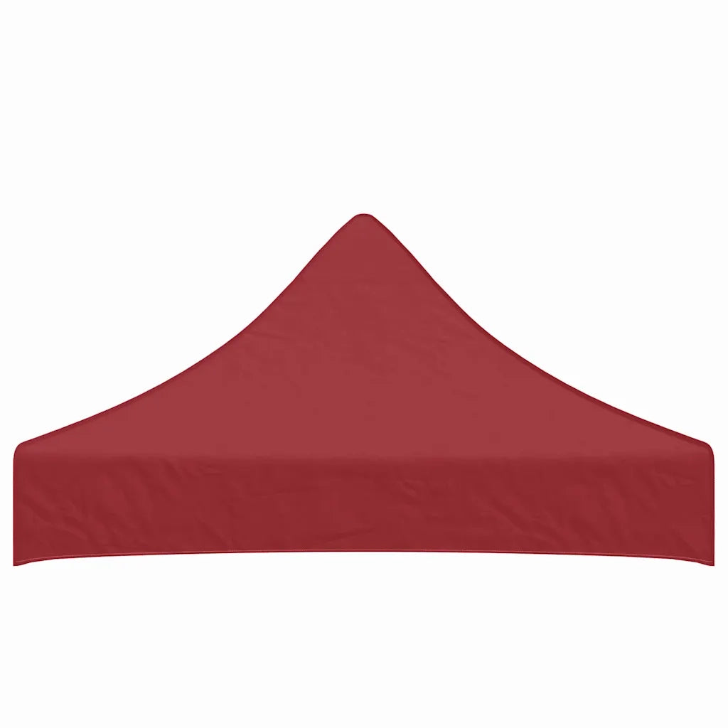 Tetto per Tendone per Feste 2x2 m Rosso Borgogna 270 g/m² 315344