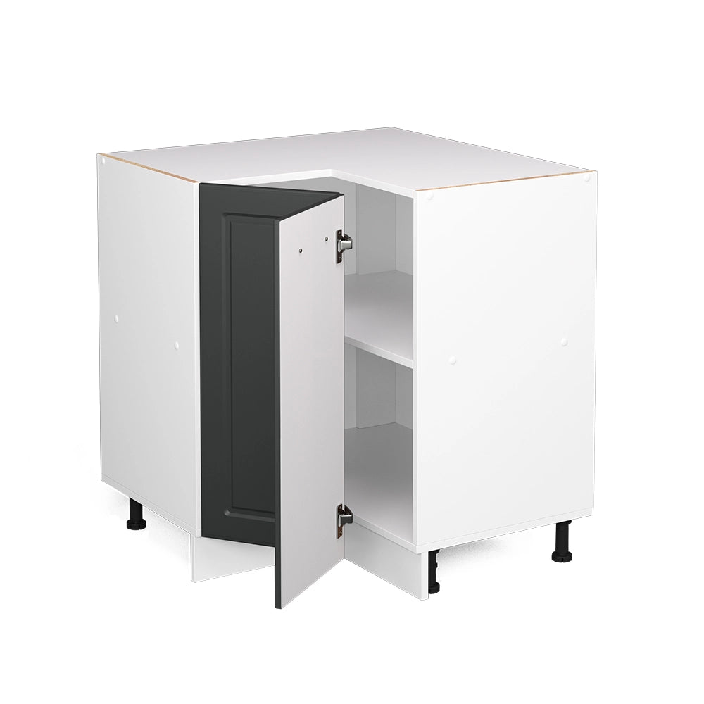 Vicco Mobile ad angolo cucina Antracite casa di campagna 75.6 cm senza piano di lavoro