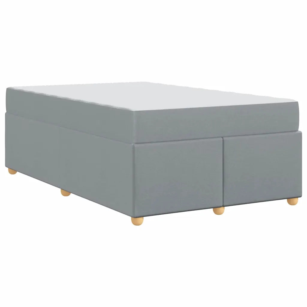 Struttura del letto Grigio chiaro 120 x 190 cm Tessuto