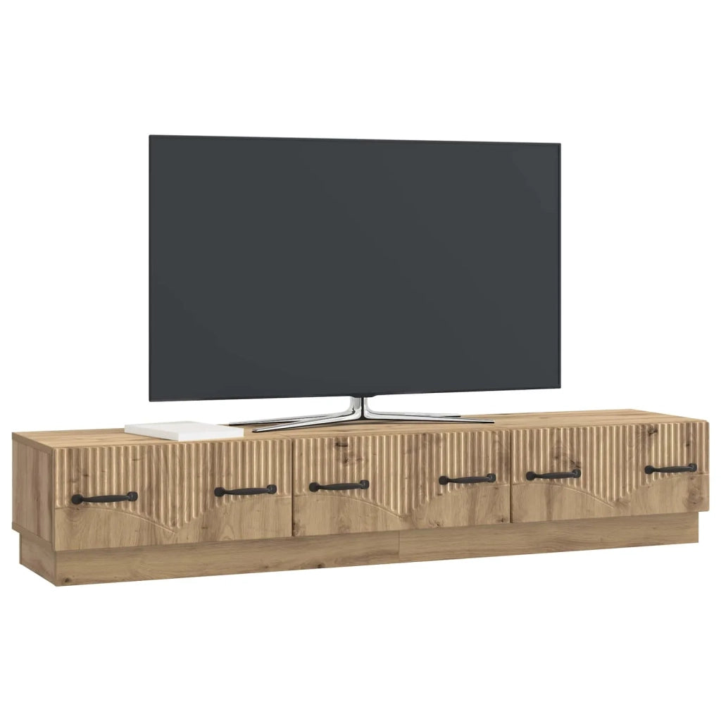 Mobile TV con cassetto Rovere Artigianale 147 x 34,5 x 27 cm 895404