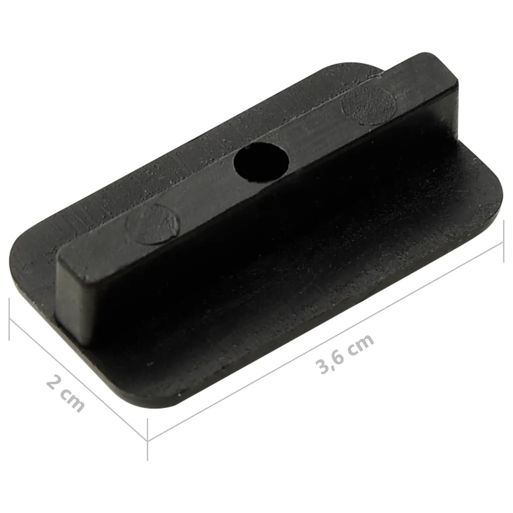 Clip per Decking con Viti 200 pz in Plastica e Acciaio Inox CFW4958755