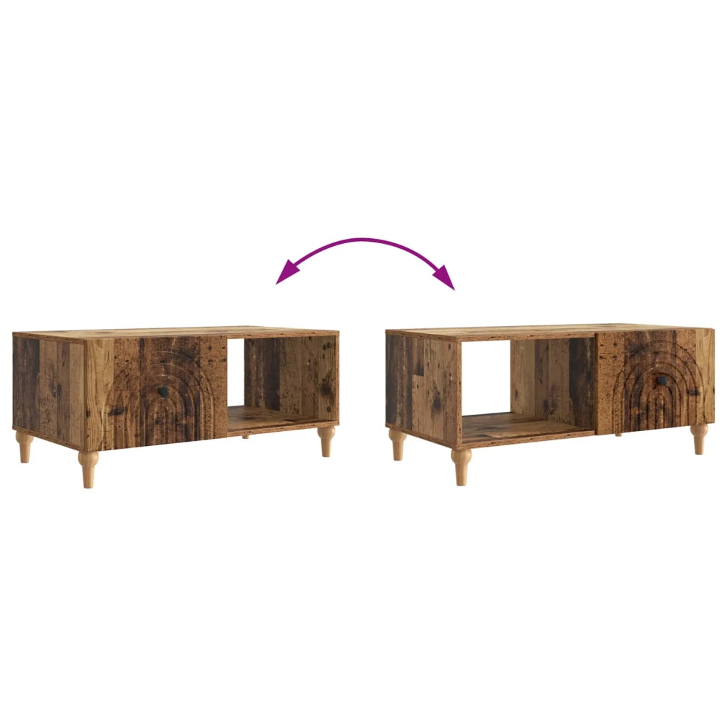 Tavolino da salotto Legno antico 90 x 50 x 40 cm