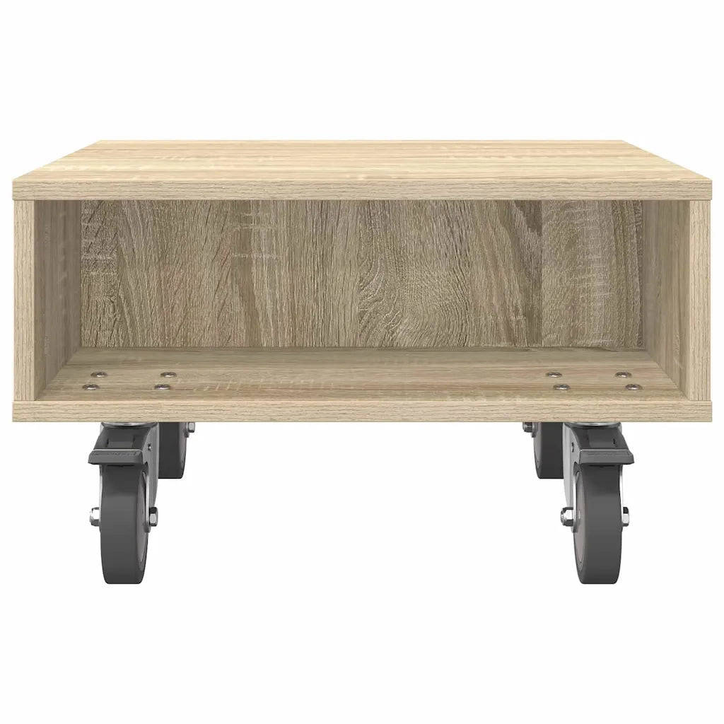 Tavolino con Ruote Rovere Sonoma 50,5 x 50 x 30 cm 891026