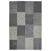Tappeto Lyrical 200 Patchwork in Cotone Grigio 120x170 cm
