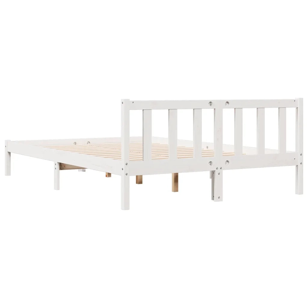 Letto Extra Lungo senza Materasso 160x220 cm in Legno di Pino 852451
