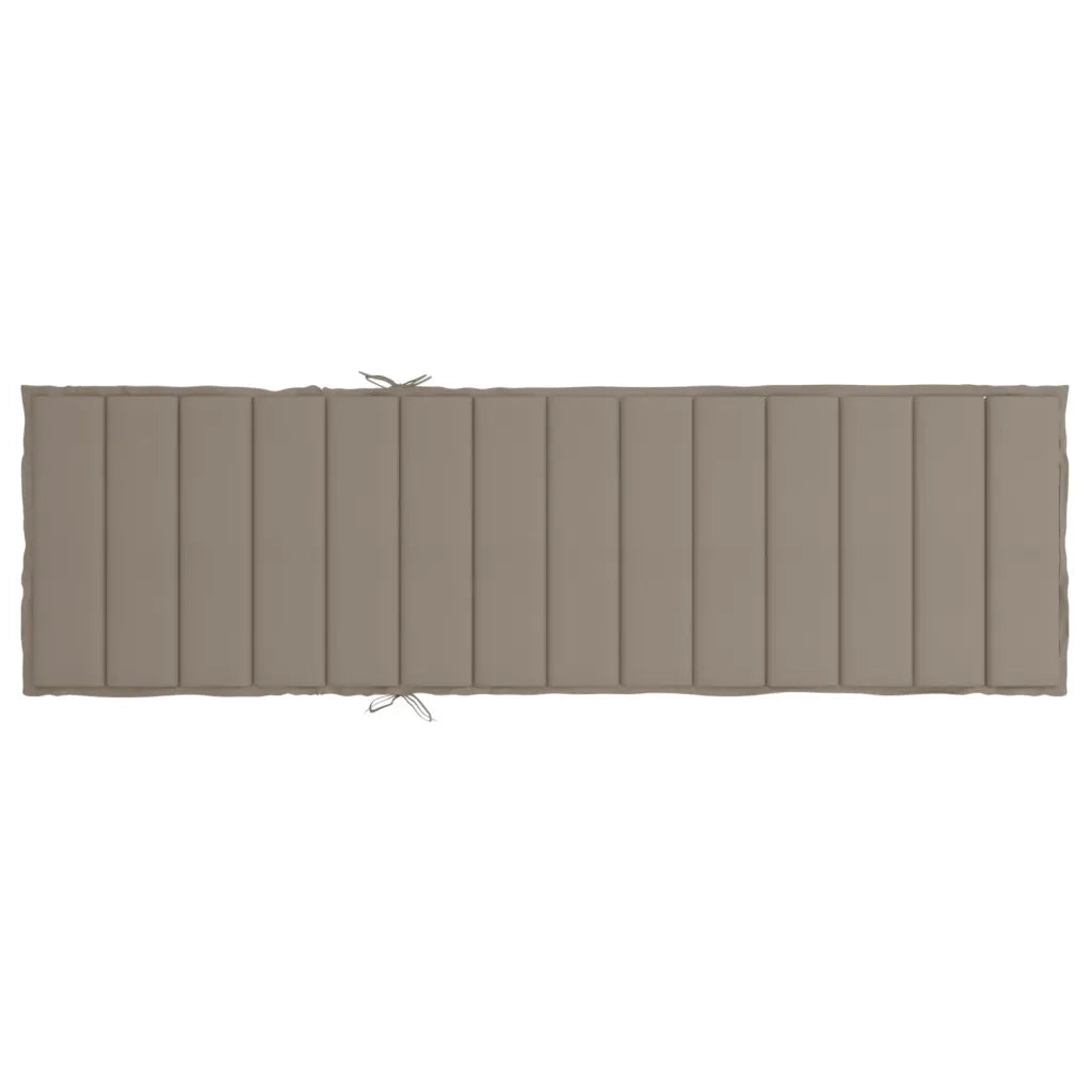 Cuscino per Lettino Tortora 200x60x3 cm in Tessuto Oxford