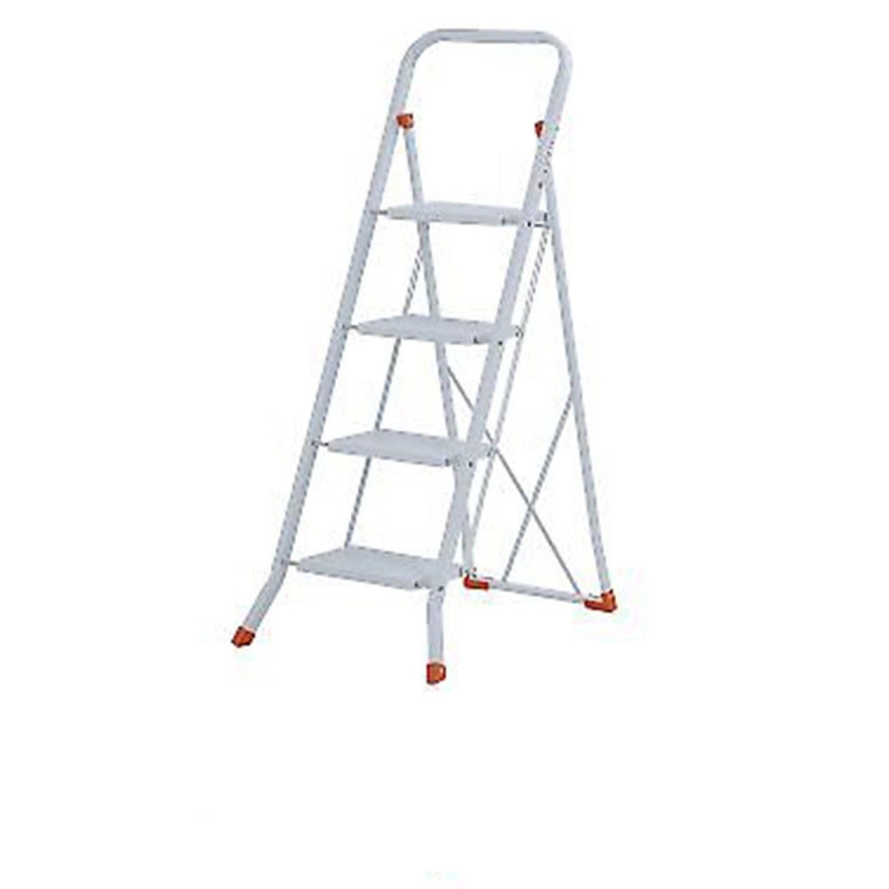 Trade Shop - Mini Scala Scaletta Sgabello Richiudibile Pieghevole Antiscivolo Gierre Gradini -   -4 Gradini    -
